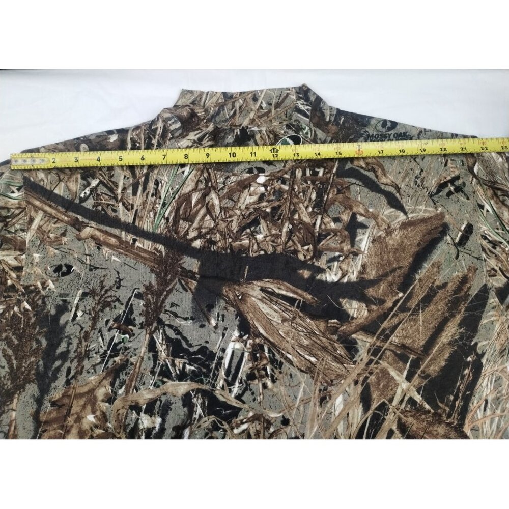 Mossy Oak Duck Blind Men's Camo Hunting Shirt T-Shirt XL SKU 3793 - Picture 7 of 9